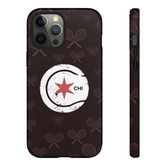 Chicago Star Maroon Racquets Tough Impact-Resistant Phone Cases (iPhone & Samsung)