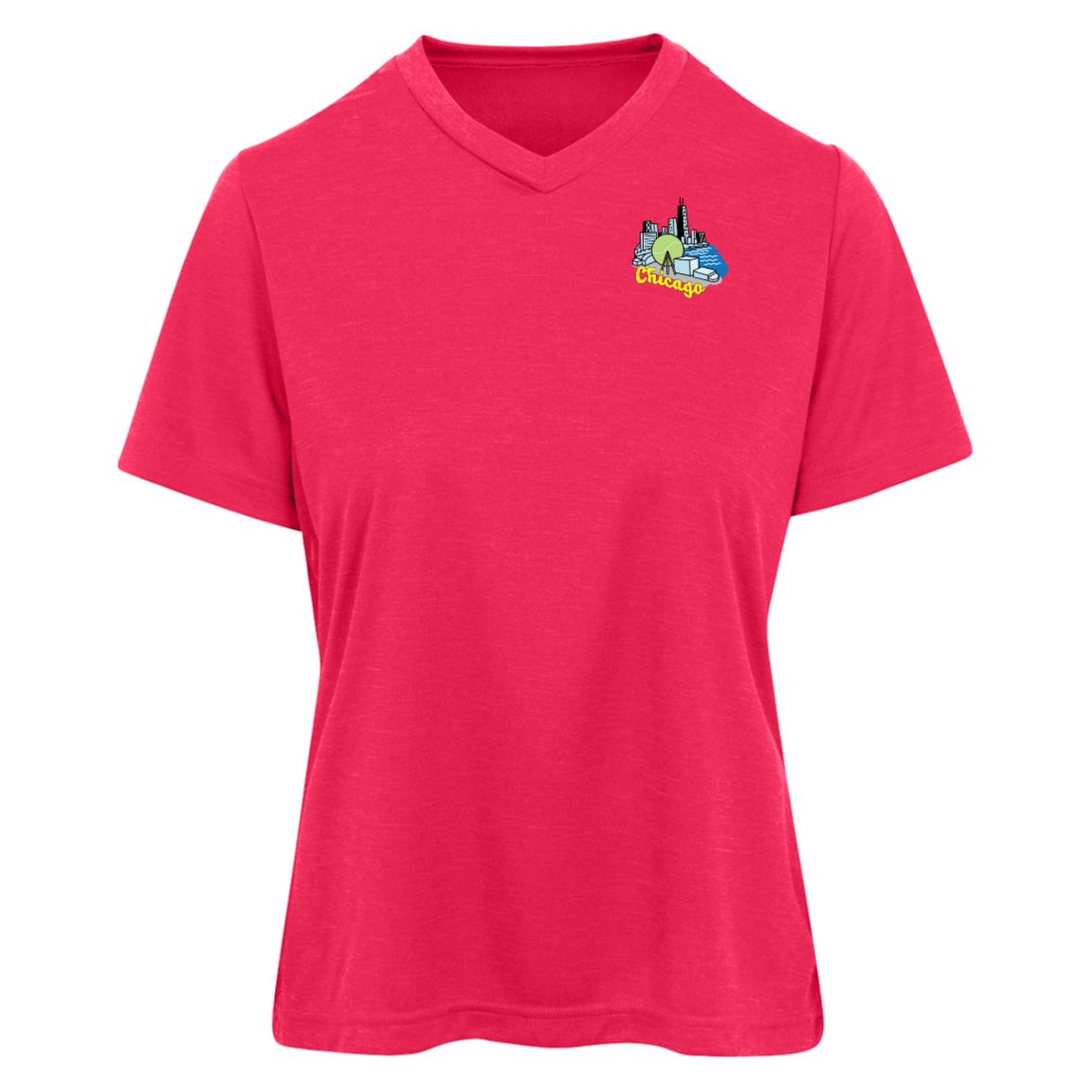 Skyline Say Yes to Tennis Women's  Heather PerformanceTee