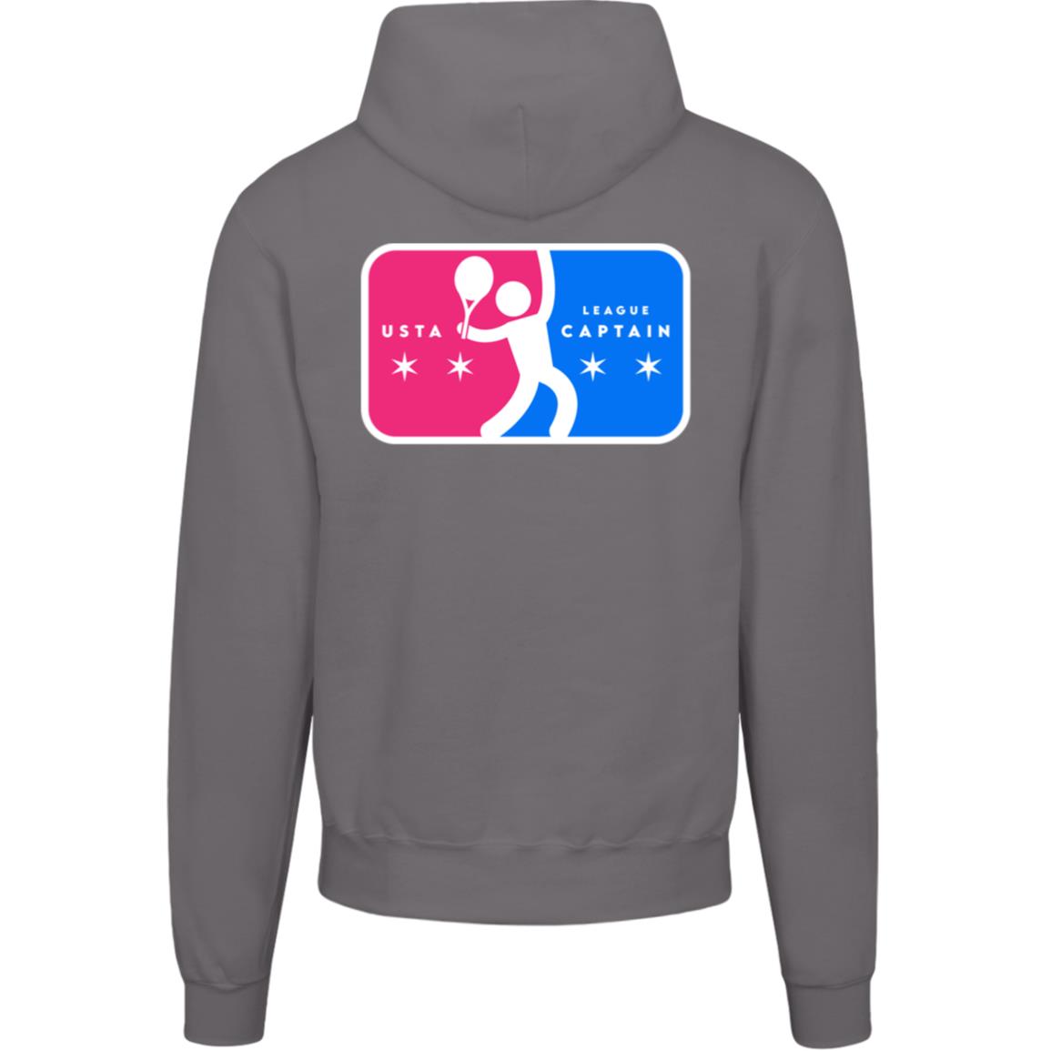 League Captain/USTA Double Logo Men's Luxury Hoodie