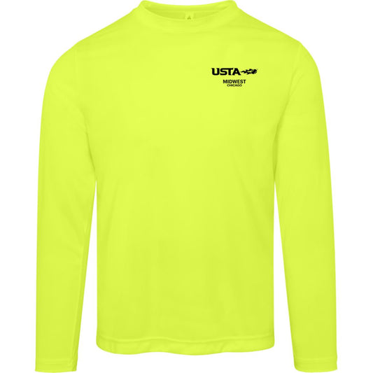 League Captain/USTA Double Logo Men's Performance Long Sleeve