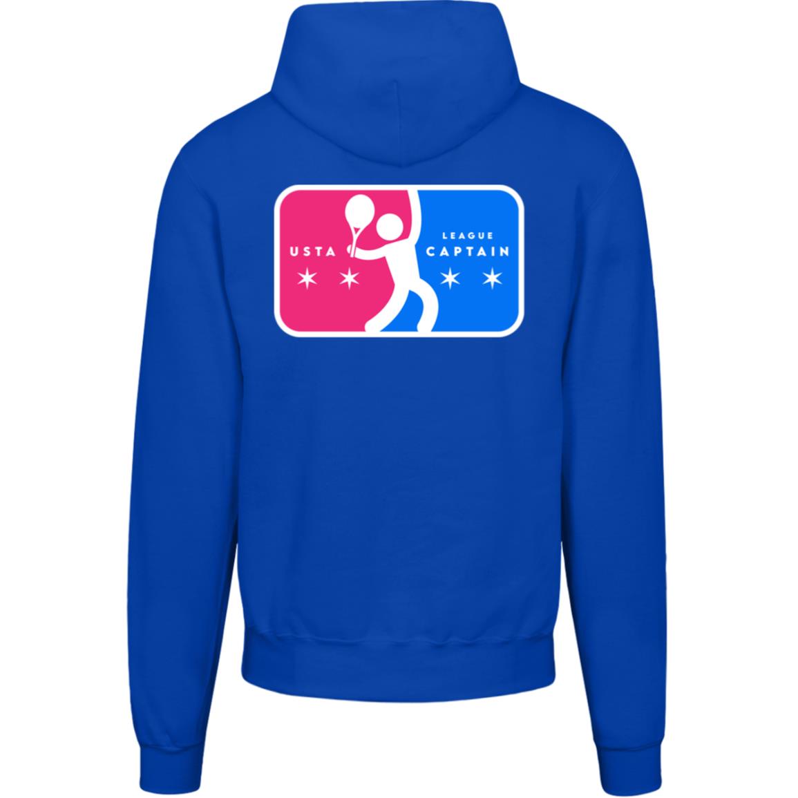 League Captain/USTA Double Logo Men's Luxury Hoodie