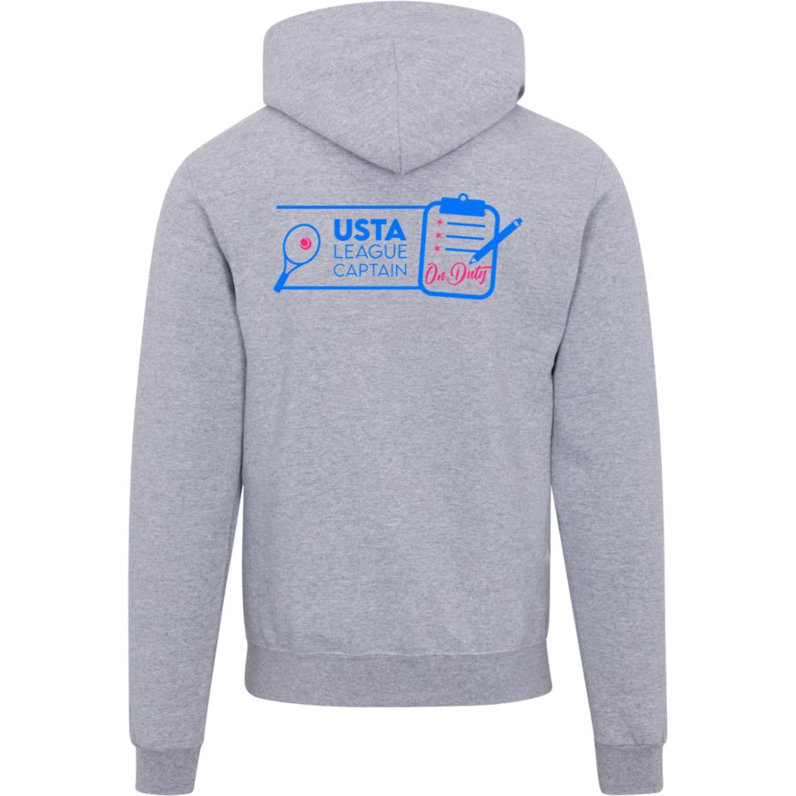 League Captain/USTA Double Logo Men's Luxury Hoodie