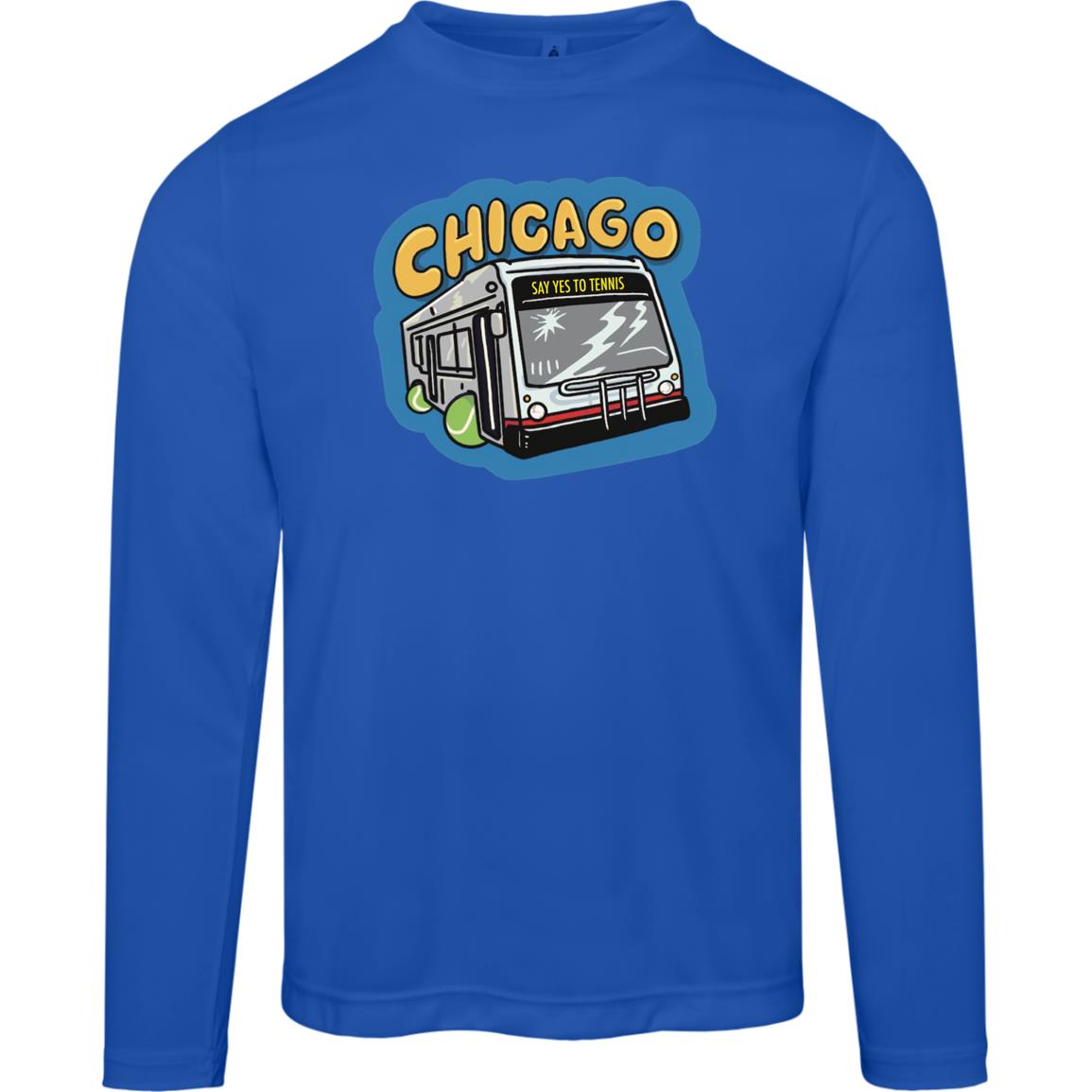 Chicago Say Yes to Tennis Men's Performance Long Sleeve Tee