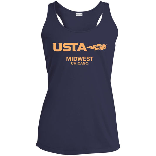 USTA Midwest Chicago Performance Racerback Tank