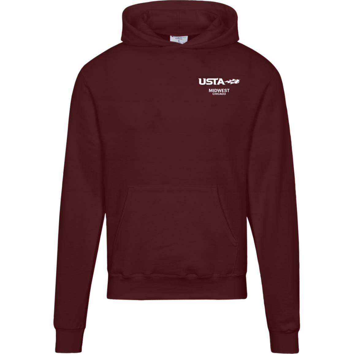 League Captain/USTA Double Logo Men's Luxury Hoodie