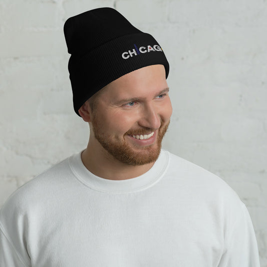 Chicago Designer Cuffed Beanie