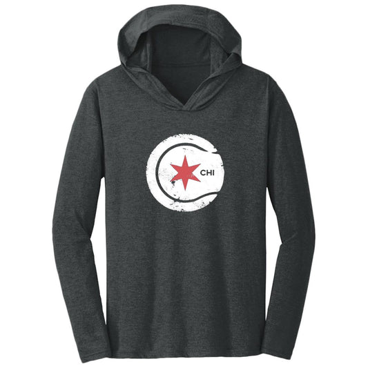 Chicago Tennis Star Tri-blend Ultralite Hoodie